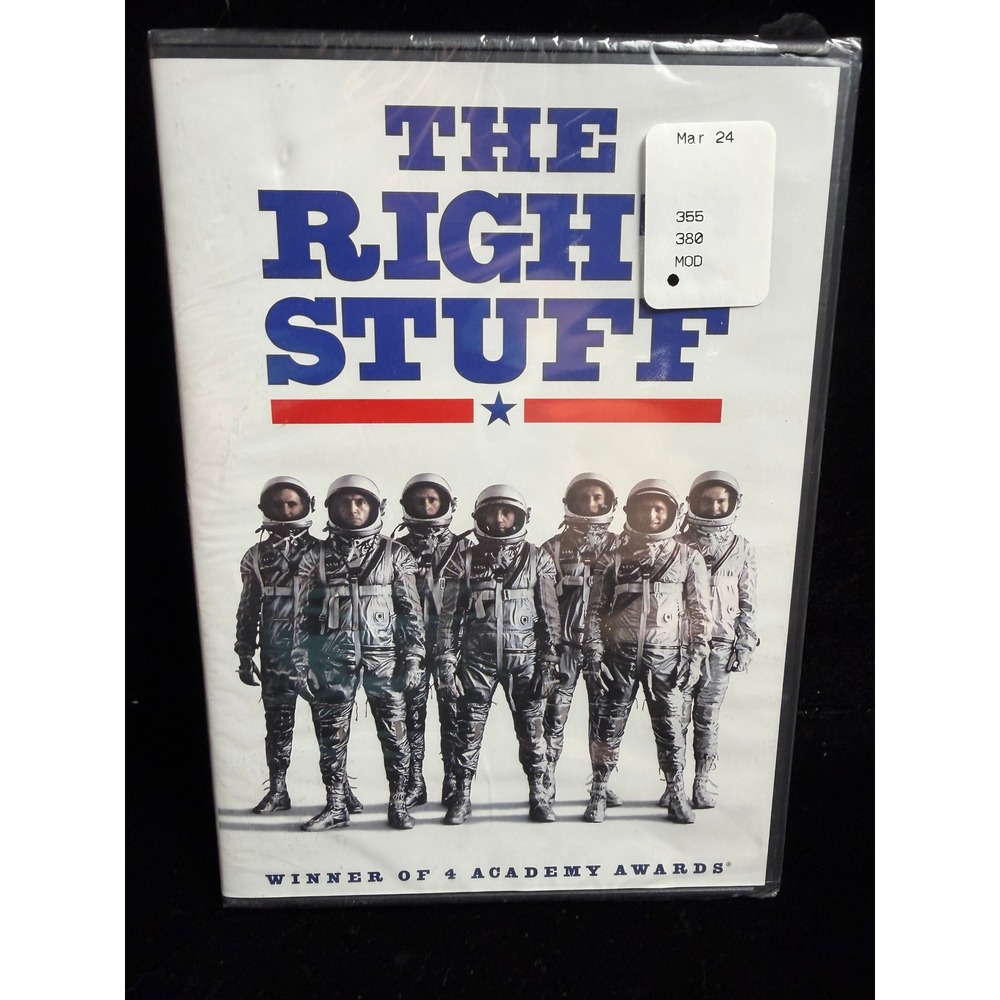 The Right Stuff DVD 1983 Movie Widescreen New Sealed Academy Award‎ Winner
